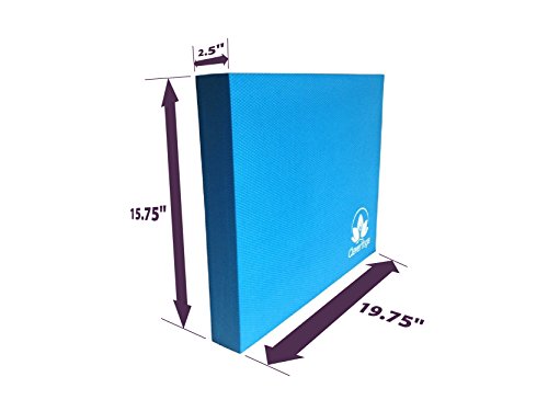 Clever Yoga Balance Pad For Exercise And Physical Therapy | Non-Slip Foam Pad For Fitness,Yoga, Strength And Stability Training | Use As Knee Pad Or Meditation Cushion (Extra Large, Blue) #TOP4