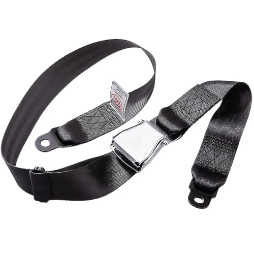 Lot de 1 Ceinture de Traction Universelle Ajustable à Deux Points pour Avion, Aviation, Voiture, équipement de Divertissement, Camping-Car, Lits, Bus,...