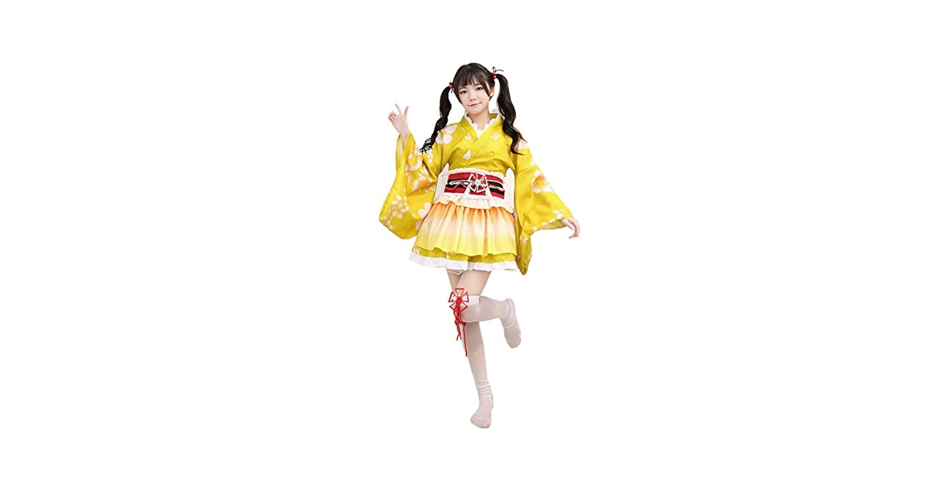 __pllis2浴衣ドレス♡ Amazon.co.jp: TWO L 浴衣ドレス 女の子 和風 羽織 上着 桜 (L