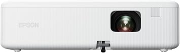 Epson CO-FH01 Akıllı Video Projektörü Full HD 1080p, 3LCD Teknolojisi, 3000 Lümen, USB/HDMI Bağlantısı, Yatay Dikey Keystone Düzeltme, Dahili Hoparlör, 370 inç'e kadar projeksiyon