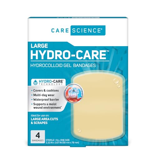 Care Science Hydrocolloid, Large, 2.3 in x 3 in, 4CT