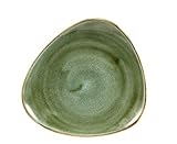 Durchmesser: Ø 19,2cm Churchill Stonecast -Triangle Plate Teller- Durchmesser: Ø19,2cm, Farbe wählbar (Samphire Green)