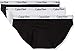 Produktbild Calvin Klein Damen Bikini 3PK Panties, Schwarz (Black/White/Black Wzb), S
