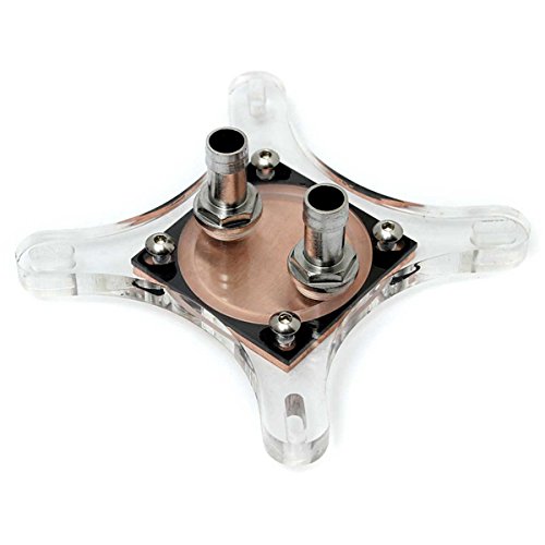 Ochoos Water Cooling Block 50mm Copper Base Cool Inner Channel for AMD Intel CPU