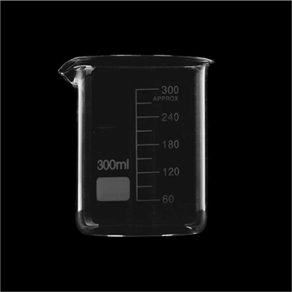 Vaso de precipitados, Juego De Vasos Vidrio Borosilicato Laboratorio 5-1000 Ml(4)