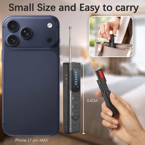 Hidden Camera Detectors，GPS Tracker Detector，Anti-Spy Detector,Listening Device Detector，Bug Detector for Travel, Hotel, Home, Car, Office by Generic - Image 6