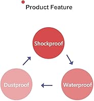 Vista 4 de Imos - Protector de lente compatible con iPhone 13 Pro / 13 Pro Max de aleación de aluminio de zafiro de Fuyuan, accesorio de zafiro para iPhone 13