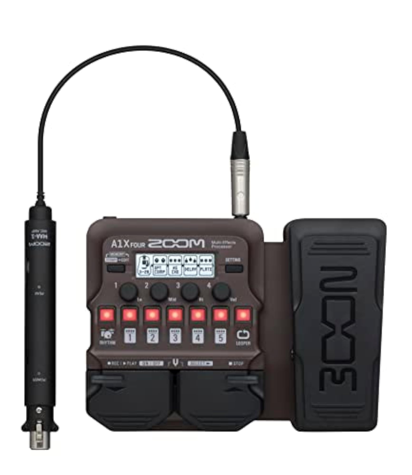 A1X FOUR Acoustic Instrument Multi-Effects Processor with Expression Pedal