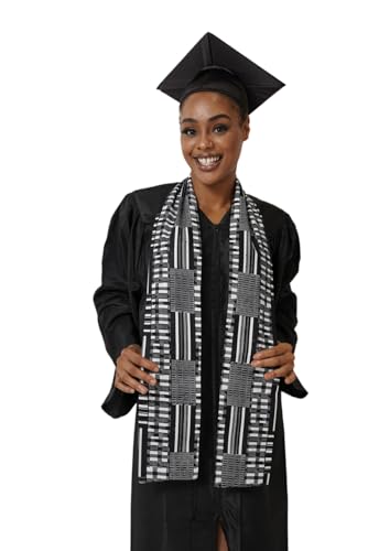 Dupsie's 1pc Kente African Print Graduation Stole, Made in Africa Black History, Festivals, Cultural, HBCU, Graduate, Schools3