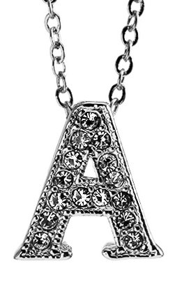Best Valentine Gifts :YouBella Jewellery Alphabet Letter A Unisex Pendant/Necklace for Women/Girls/Boys/Men (Silver) (B01NBFW1CE) Amazon Price History, Amazon Price Tracker