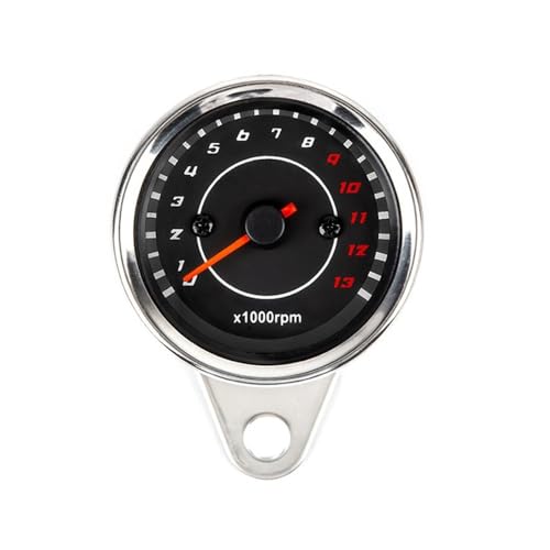 Compteur moto universel 12V rétroéclairé pour affichage kilométrique net