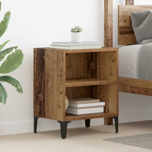 Spazio salvaspazio in camera da letto: il mobile da 40 x 30 x 50 cm si adatta perfettamente al letto, al divano o alla parete e offre spazio per libri, sveglia, medicinali o tablet grazie al ripiano integrato, perfetto per piccoli spazi o come comodino stretto.
