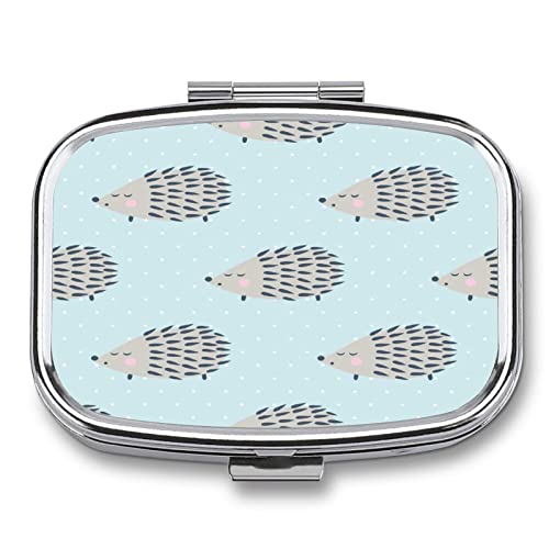 Pilulier voyage vitamine et boîte à pilules d'huile de poisson à motif