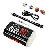 Z Electric Ball Pump, Portable High Speed Air Pump 5L/M with LCD Display, 1.0-20 PSI & 5 Intelligent Presets for Basketball, Soccer, Football, Volleyball, Rugby Ball Inflation