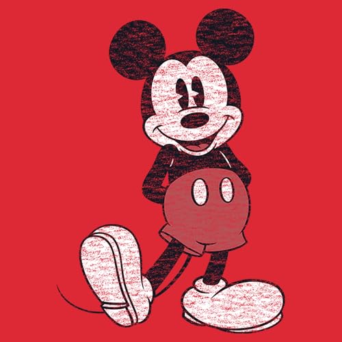 Disney Men's Full Size Mickey Mouse Distressed Look T-Shirt2
