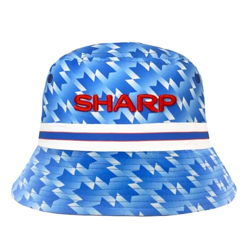 Image of fan originals United Bucket Hat 1990 Blue Away Kit Colours L/XL