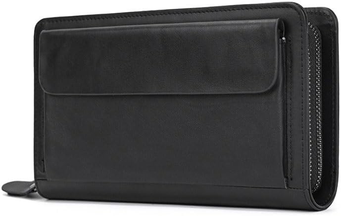 Hand Held Bag for Business Large Capacity Men's Handbag Retro