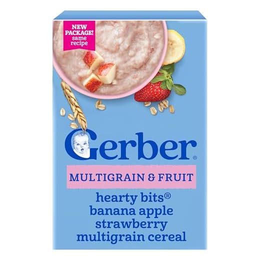 Gerber Hearty Bits Multigrain Banana Apple Strawberry, 8 Oz, 5 Pack
