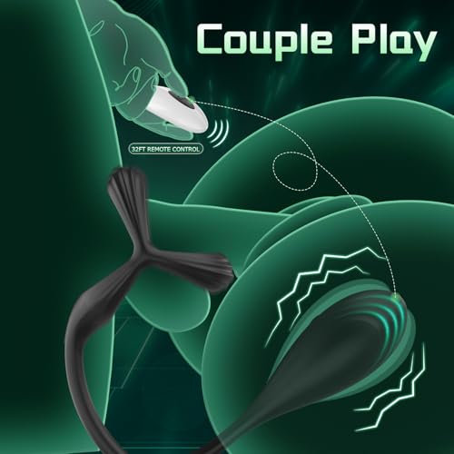Wakelust Prostata Massagegerät mit Penisring, Analplug Sex Spielzeug für die männer paare APP Analvibrator Prostata Stimulation mit 9 Vibrationsmodi Buttplug