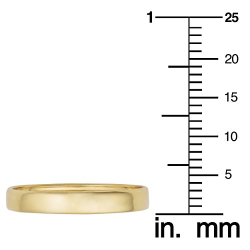 Kooljewelry 14k Gold 3 mm High Polish Wedding Band Ring (yellow or white)3