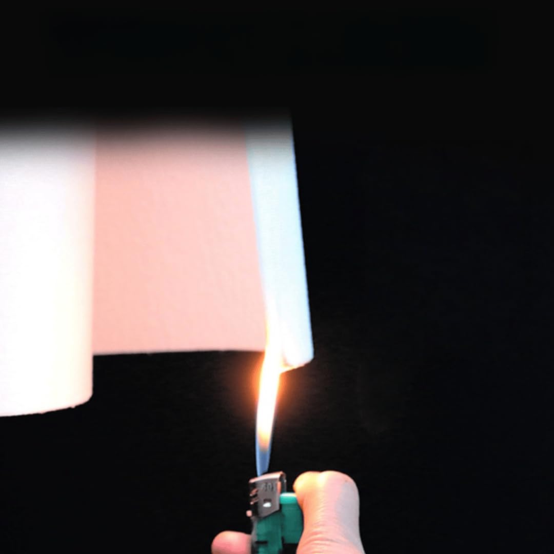 manta aislante de fibra cerámica Junta de sellado termal del papel de fibra cerámica del silicato de aluminio for tamaños múltiples de la industria(6mm*0.61m*10m)