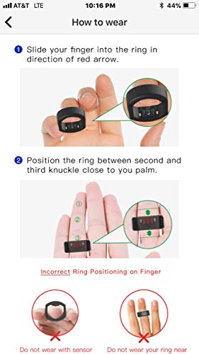 BodiMetrics CIRCUL Sleep and Fitness Ring - Tracks Heart Rate, Steps, Distance & Calories Burned, Monitors Blood Oxygen Saturation Levels Day and Night with Sleep Stages, Works with iOS and Android - Thumbnail 6