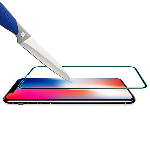 Image of [3-PACK]-Mr Shield For iPhone X / iPhone XS 2018 [Japan Tempered Glass] [9H Hardness] [Full Screen Glue Cover] Screen Protector with Lifetime Replacement Warranty