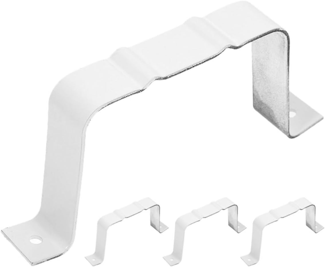 Luxshiny Aluminum Alloy Downspout Adapter with Leakproof Fit and Multi-Functional Gutter Strap, Suitable for 76x102mm Tubes, for Household and Industrial Use