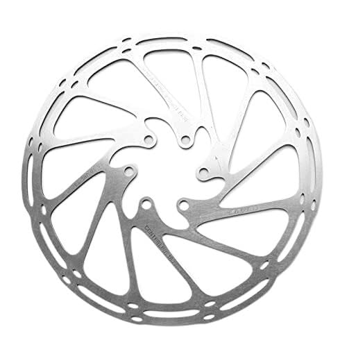 VGGBNG Bike Disc Brake Rotor,Rounded Brake disc, Brake Rotor Road Disc Brake/Cyclocross Bike Brake Disc 44mm Centerline 160mm 180mm 203mm Bike Brake Rotor with 6-Bolt Screw(1pcs 180mm)