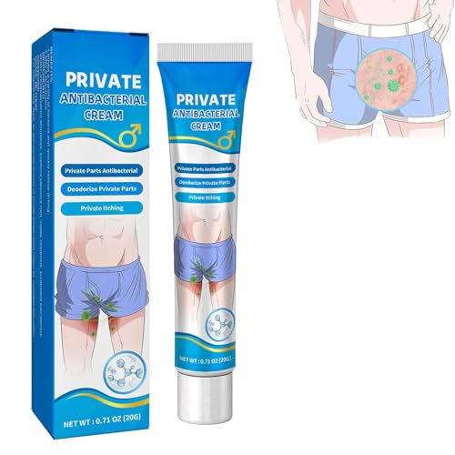 Crema para Aliviar la Picazón, Crema Corporal para la Piel, Crema para Picazón de Parte Privada para Hombre, 20g
