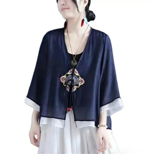 Hauts d'été chinois traditionnels fluides pour contrer la chaleur