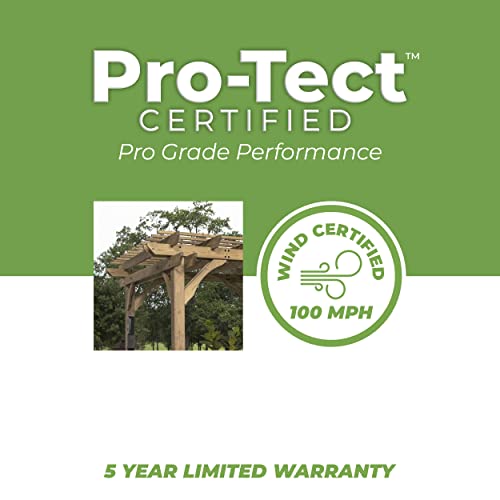 Backyard Discovery 12X10 Fairhaven Pergola, Rustic Finish, Nordic Spruce Lumber, Support Winds Up To 100 Mph, Powerport Usb And Electrical Outlet, Backyard, Garden #TOP2