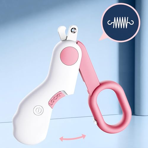 Duroecsain Cortaúñas para perros, cortaúñas para gatos, cortaúñas para perros, cortaúñas para mascotas | Cortaúñas eléctrico seguro y profesional para mascotas - imagen 8