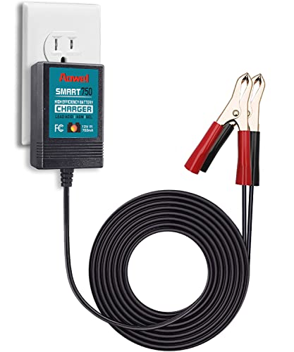Aowel Smart Trickle Charger 12V 750Ma Fully-Automatic Battery Charger/ Maintainer For Car, Motorcycle, Atv, Utv #TOP8
