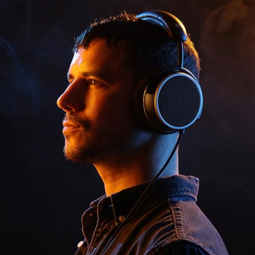 DROP + Grell OAE1 Wired Open-Back Headphones – Axel Grell Design, Biocellulose Drivers, Wide Soundstage – Black - Thumbnail 2