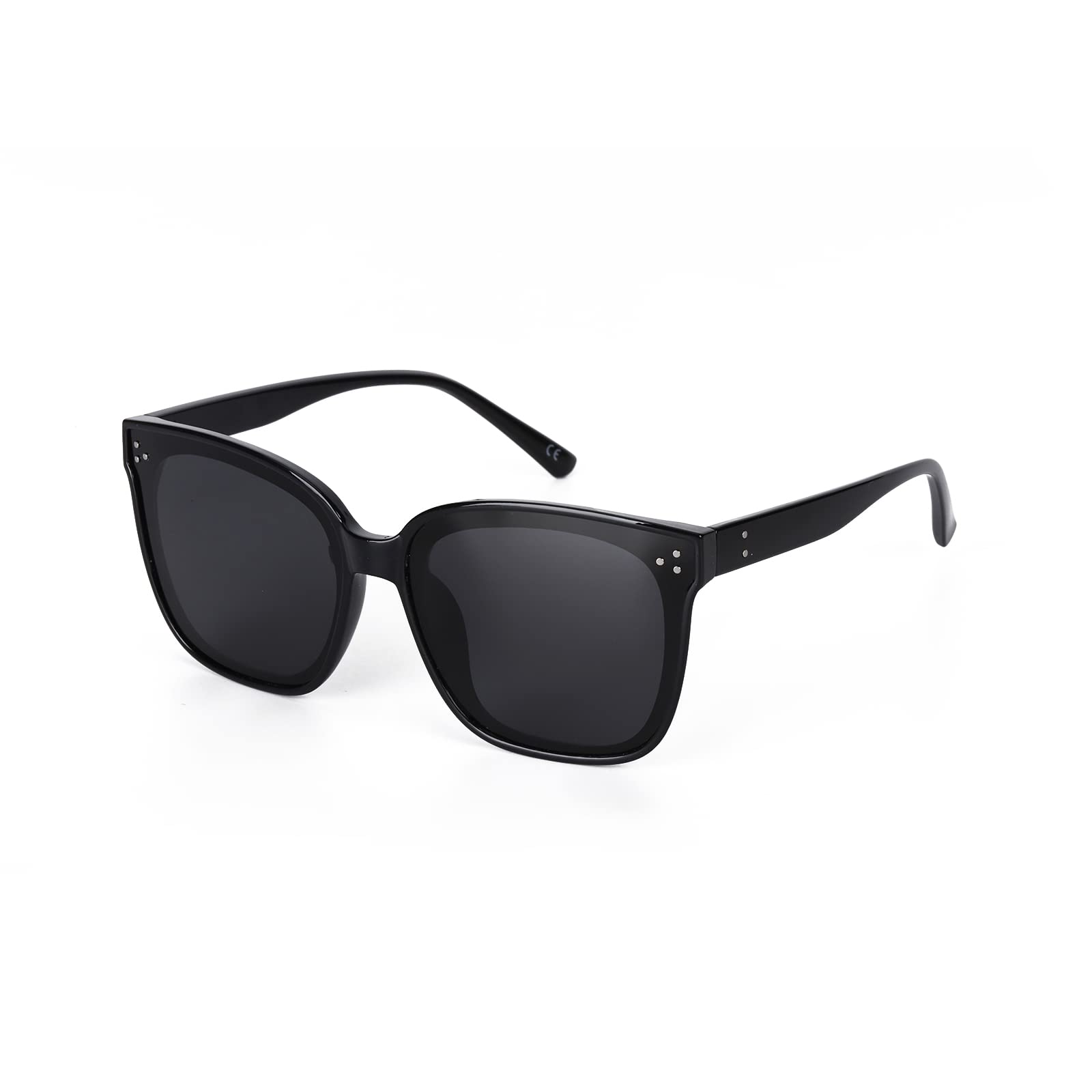 Photo 1 of ***MISSING ONE PART***Sumato Sunglasses Womens, Oversized Pink Sunglasses for Women with Trendy Mirrored Lens UV400 Blocking Blue 2 Pack