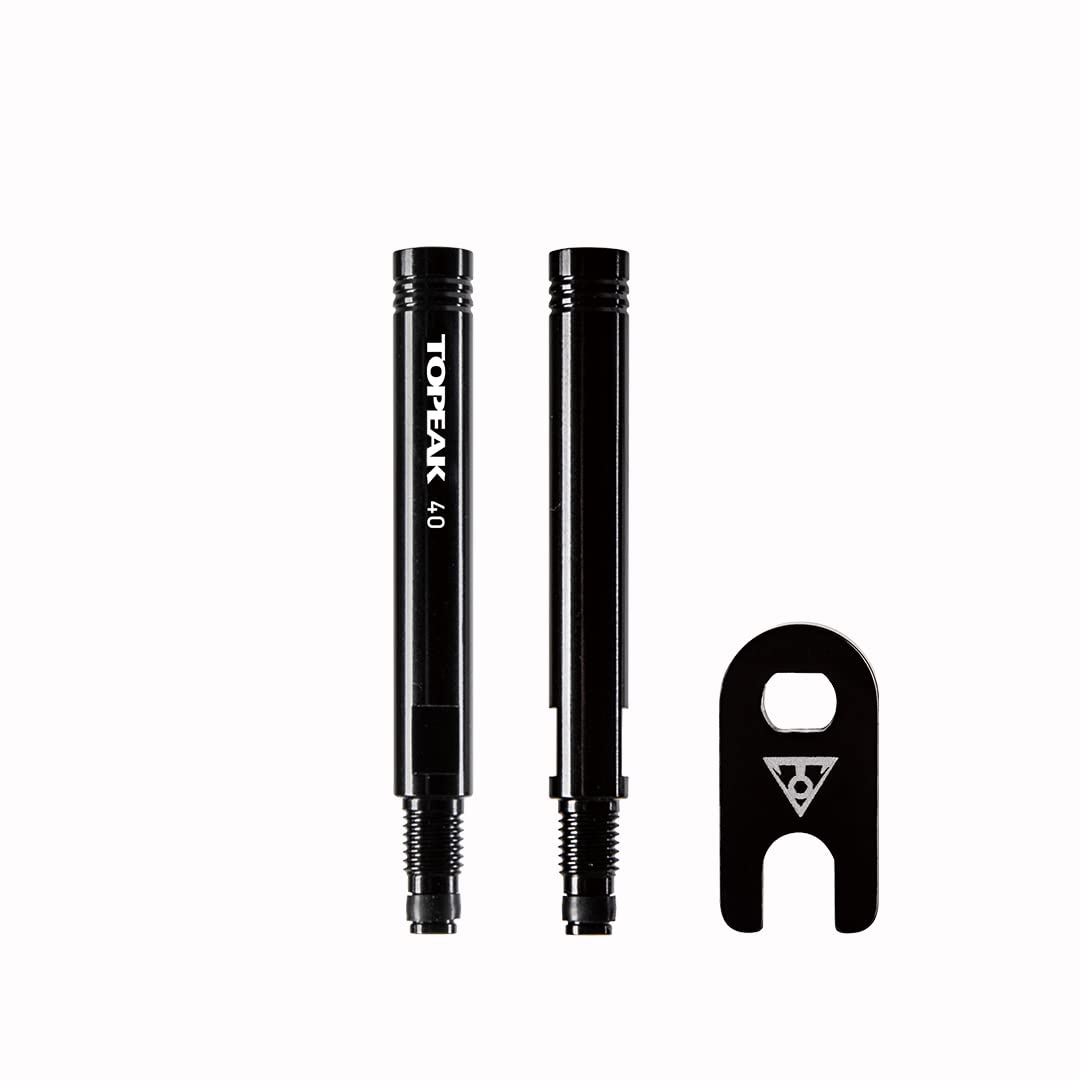 Topeak Presta 40 Mm Tubi Valve Extender 2 Units One Size, Black