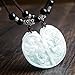 ReadJade Natural Jade Dragon Phoenix Couple Pendant Handmade Necklace