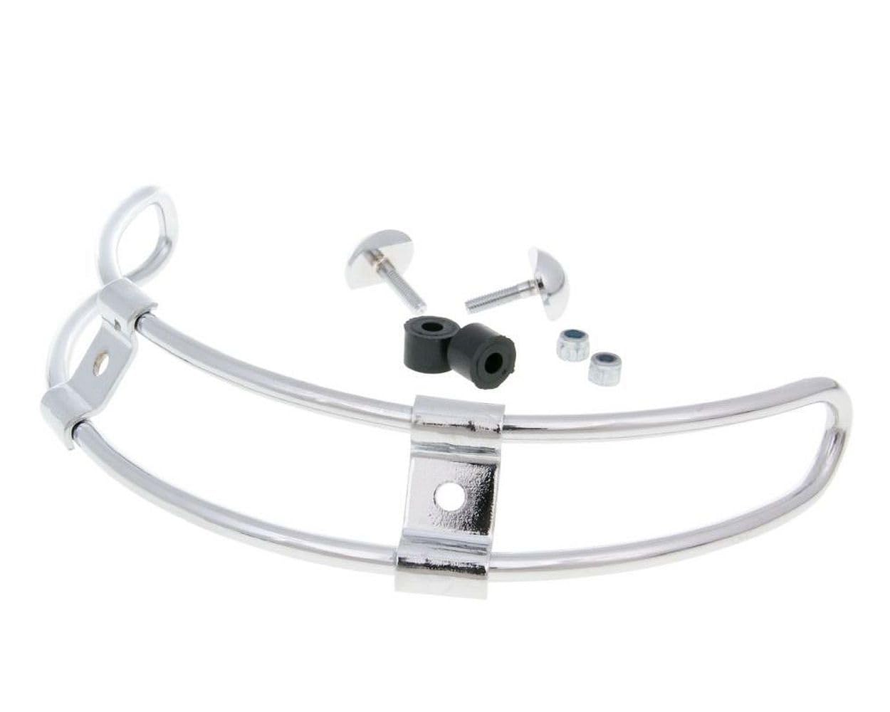 Pour pare-chocs avant chromé compatible pour vespa lX 50, lXV, 125, 150 2T/4T