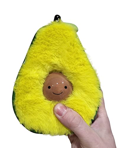 7" Ceramic Avocado Coin Bank With Fur For Adults And Kids, Cute Novelty Large Avocado Piggy Bank Gifts For Home, Office And Nursery Decor #TOP1