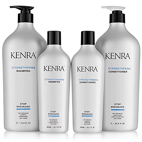 Kenra Strengthening Shampoo/Conditioner | Stop Breakage | Reduces Up To 99% Of Breakage & Provides Hair Breakage Repair | Fortifies Hair Against Daily Aggressors | All Hair Types | 10.1 Fl. Oz (Set) #TOP2