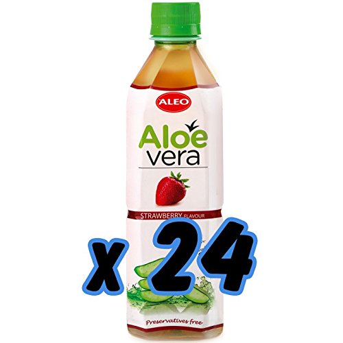 Aloe Vera Drinks - with Strawberry flavor 24x 500ml