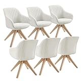 【DESIGN UNICO】 Lo stile moderno di metà secolo di questa poltrona si sposa bene con la maggior parte degli interni, e qualunque sia lo stile dell'arredamento, questa sedia da pranzo aggiungerà un'estetica diversa. Siete assolutamente perfetti per questa poltrona