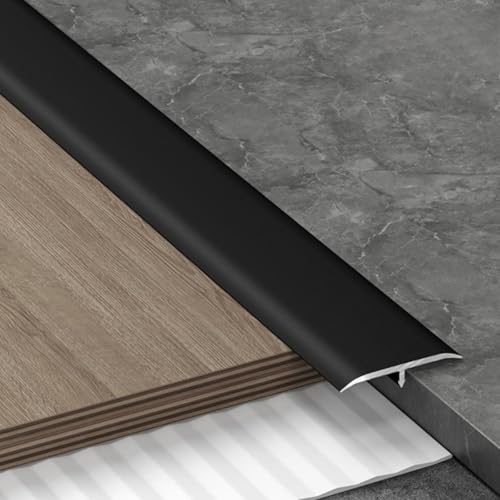 T型 見切り材 フローリング トランジション エッジングトリム 3本 長さ90cm 幅 33mm 6063-T5アルミニウム 強くて丈夫な 耐久性 耐腐食性、耐摩耗性 木材 タイル 用 水平面遷移 取り付けが簡単(様式1)