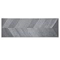 Lucida Surfaces Luxury Vinyl Flooring Planks | Chevron Interlocking Flooring for DIY Installation | 4 Wood-Look Planks | Charcoal Oak | 26.5 Sq. Feet