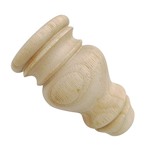 Btibpse 4.7 Inch Wood Furniture Legs Replacement Sofa Couch Chair Ottoman Loveseat Coffee Table Cabinet Feet Unfinished Bun Foot Set Of 4 #TOP5