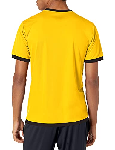 Puma Mens Teamliga Jersey T Shirt, Cyber Yellow/Black, Large Us #TOP1
