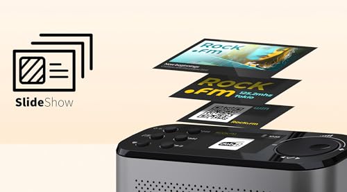 Radio numérique portable Sharp DR P530 GY DAB+/FM Bluetooth 5.3 Écran couleur - vue 5