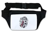 Correa de cintura ajustable Gokart Skull Having Fun Cartoon Art Waist Bag