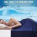 Elegear Revolutionary Cooling Blanket King, Absorbs Heat to Keep Body Cool for Night Sweats, Double Sided Arc-Chill3.0 Cool Fiber Q-Max>0.5, Lightweight Summer Cold Blankets Sleeping 90